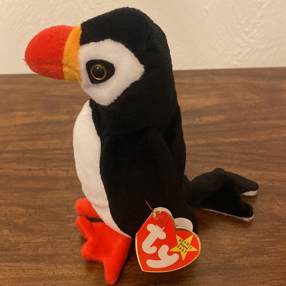 💜5/$16 💜 Rare! NWT! 1997 Puffer Beanie Baby